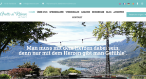 web design für restaurant