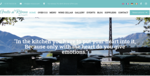 web design for restaurants