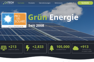 web design solar panels company